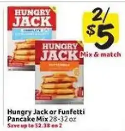 Winn Dixie Hungry Jack or Funfetti Pancake Mix offer