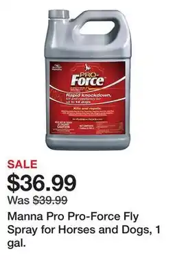 Tractor Supply Company Manna Pro Pro-Force Fly Spray for Horses and Dogs, 1 gal offer