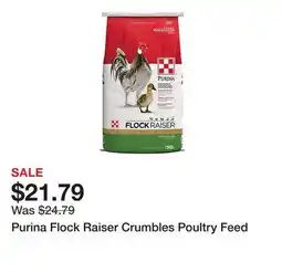 Tractor Supply Company Purina Flock Raiser Crumbles Poultry Feed offer