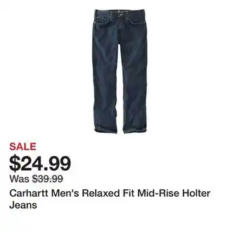 Tractor Supply Company Carhartt Men's Relaxed Fit Mid-Rise Holter Jeans offer