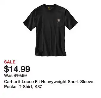Tractor Supply Company Carhartt Loose Fit Heavyweight Short-Sleeve Pocket T-Shirt, K87 offer