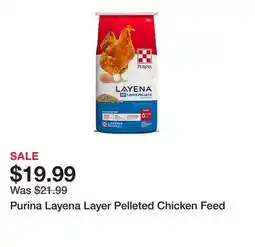 Tractor Supply Company Purina Layena Layer Pelleted Chicken Feed offer
