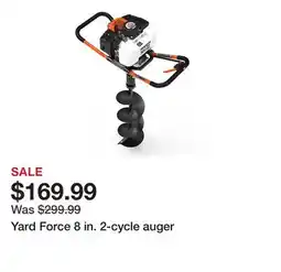 Tractor Supply Company Yard Force 8 in. 2-cycle auger offer