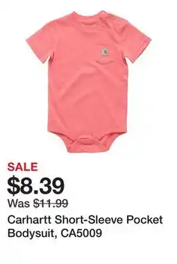 Tractor Supply Company Carhartt Short-Sleeve Pocket Bodysuit, CA5009 offer