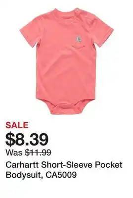 Tractor Supply Company Carhartt Short-Sleeve Pocket Bodysuit, CA5009 offer