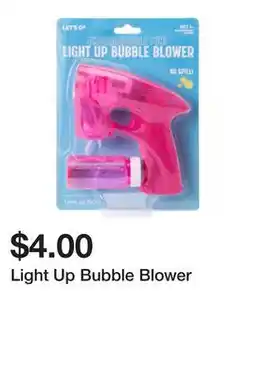 Five Below Light Up Bubble Blower offer