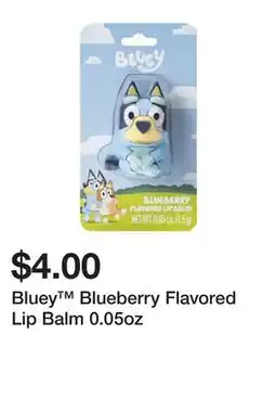 Five Below Bluey Blueberry Flavored Lip Balm 0.05oz offer