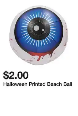 Five Below Halloween Printed Beach Ball offer