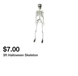 Five Below 3ft Halloween Skeleton offer