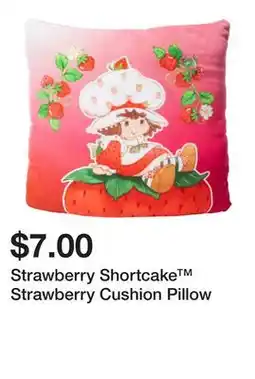 Five Below Strawberry Shortcake Strawberry Cushion Pillow offer