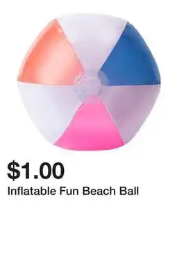 Five Below Inflatable Fun Beach Ball offer