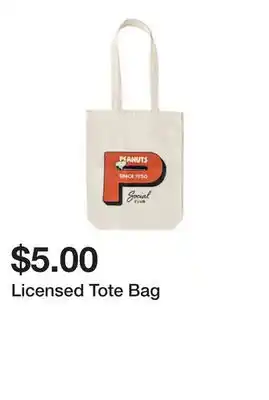 Five Below Licensed Tote Bag offer