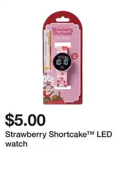 Five Below Strawberry Shortcake LED watch offer
