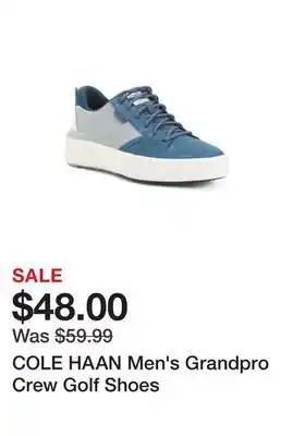 Marshalls COLE HAAN Men's Grandpro Crew Golf Shoes offer