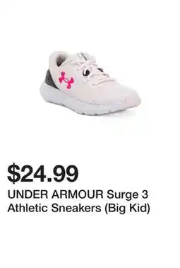 Marshalls UNDER ARMOUR Surge 3 Athletic Sneakers (Big Kid) offer