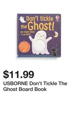 Marshalls USBORNE Don't Tickle The Ghost Board Book offer