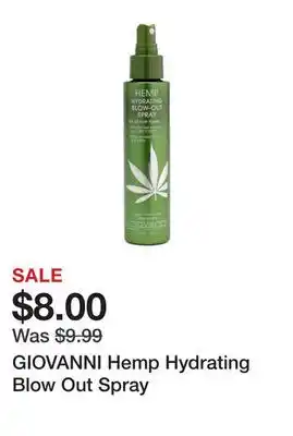 Marshalls GIOVANNI Hemp Hydrating Blow Out Spray offer