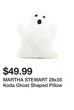 Marshalls MARTHA STEWART 28x35 Koda Ghost Shaped Pillow offer