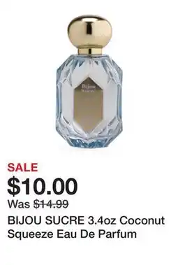 Marshalls BIJOU SUCRE 3.4oz Coconut Squeeze Eau De Parfum offer