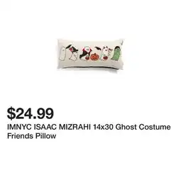 Marshalls IMNYC ISAAC MIZRAHI 14x30 Ghost Costume Friends Pillow offer