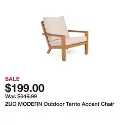 Marshalls ZUO MODERN Outdoor Terrio Accent Chair offer
