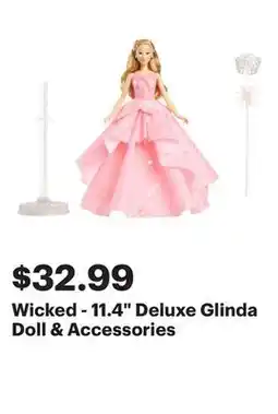 Best Buy Wicked - 11.4 Deluxe Glinda Doll & Accessories offer