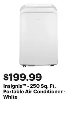 Best Buy Insignia - 250 Sq. Ft. Portable Air Conditioner - White offer