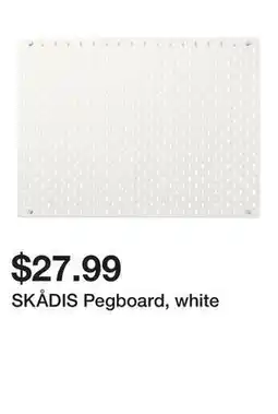 Ikea SKÅDIS Pegboard, white offer