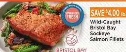 Heinen's Bristol Bay Sockeye Salmon Fillets offer