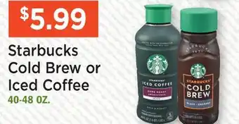 Heinen's Starbucks Cold Brew or Iced Coffee offer