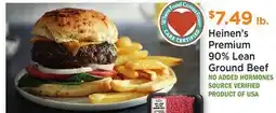Heinen's Heinen's Premium 90% Lean Ground Beef offer