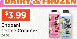 Heinen's Chobani Coffee Creamer offer
