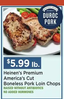 Heinen's Heinen's Premium America's Cut Boneless Pork Loin Chops offer