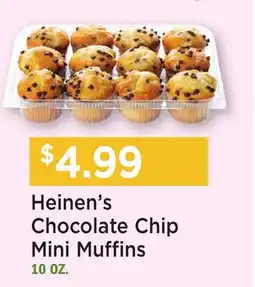 Heinen's Heinen's Chocolate Chip Mini Muffins offer
