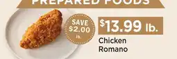 Heinen's Chicken Romano offer