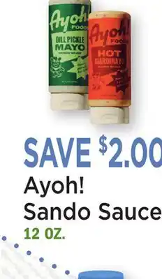 Heinen's Ayoh! Sando Sauce offer
