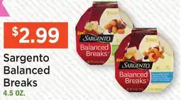 Heinen's Sargento Balanced Breaks offer