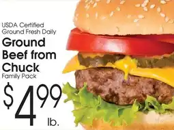 Family Fare Ground beef from chuck offer