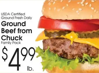 Family Fare Ground beef from chuck offer