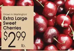 Family Fare Extra large sweet cherries offer