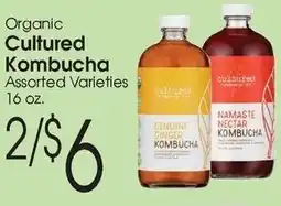 Family Fare Organic cultured kombucha offer