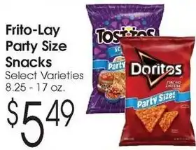 Family Fare Frito-Lay Party Size Snacks offer