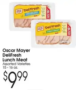 Family Fare Oscar Mayer delifresh lunch meat offer