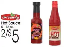 Family Fare Our familys hot sauce offer