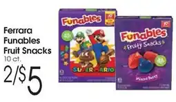 Family Fare Ferrara Funables Fruit Snacks offer