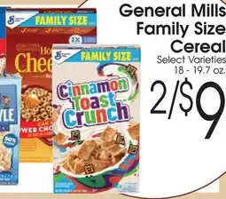 Family Fare General mills family size cereal offer