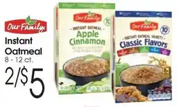 Family Fare Our Family Instant Oatmeal offer