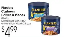 Family Fare Planters cashews halves & pieces offer