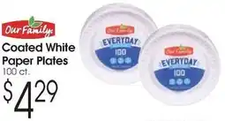 Family Fare Our Family Coated White paper plates offer