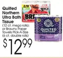 Family Fare Quilted northern ultra bath tissue offer